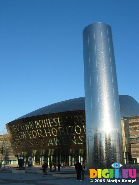 15331 Wales Millennium Centre and water column